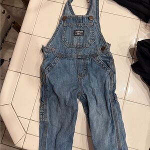 OshKosh B'gosh Classic Denim Overalls in Medium Blue